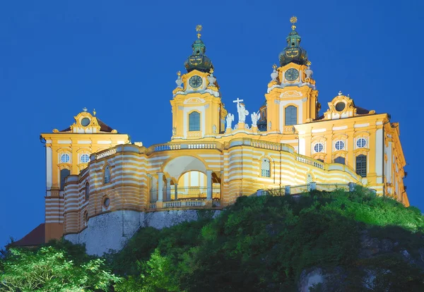 Melk klooster, de vallei van de wachau, Oostenrijk — Stockfoto