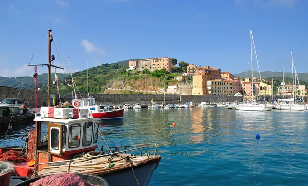 Rio marina, elba eiland, Toscane, Italië — Stockfoto