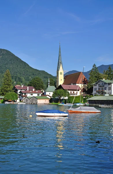 Rottach egern, λίμνη tegernsee, Βαυαρία, Γερμανία — Φωτογραφία Αρχείου