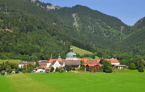 Ettal Manastırı, Bavyera, Almanya — Stok fotoğraf