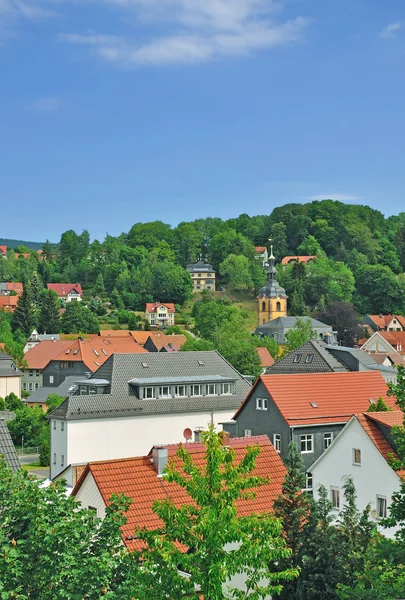 Zella-Mehlis, Thuringia, Thuringian Forest, Alemanha — Fotografia de Stock