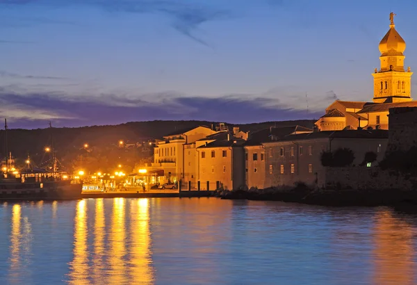 Krk kasaba, krk Island, Hırvatistan — Stok fotoğraf