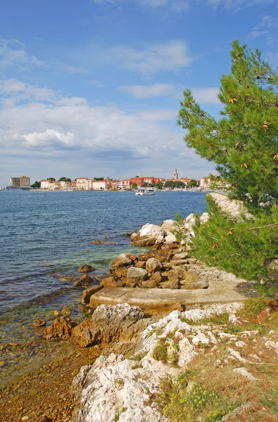 ポレッチは、イストリア半島、クロアチア — ストック写真