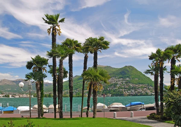 ルガーノ湖 ティチーノ州 ルガーノ スイス ストック写真 C Eurotravel ルガーノ湖 ティチーノ州 ルガーノ スイス ストック写真 C Eurotravel