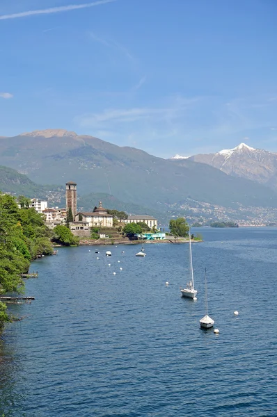 Brissago, Lago Mayor, Tesino, Suiza — Foto de Stock