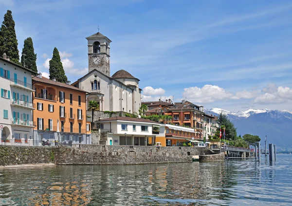 Brissago, Lago Maggiore, Ticino, Suíça — Fotografia de Stock