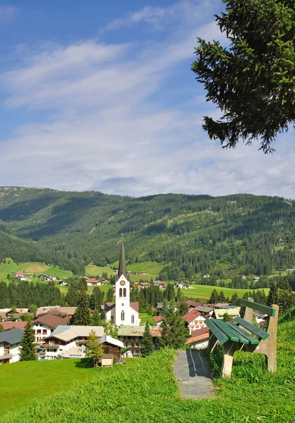 Riezlern, Kleinwalsertal, Vorarlberg, Austria — Foto Stock