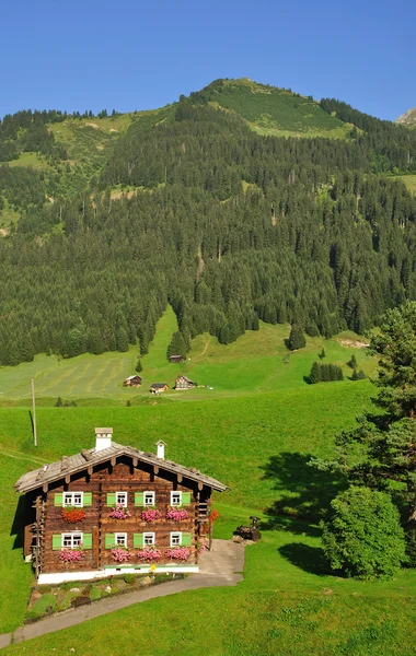 Kleinwalsertal, Vorarlberg, Áustria — Fotografia de Stock