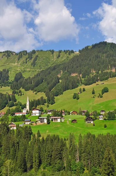 Kleinwalsertal κοντά hirschegg, vorarlberg, Αυστρία — Φωτογραφία Αρχείου