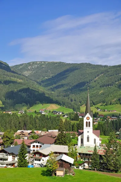 Village of Riezlern,Kleinwalsertal,Vorarlberg,Austria — Stock Photo, Image