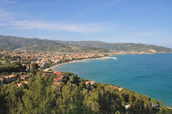 Diano marina, Italiaanse riviera, Ligurië, Italië — Stockfoto