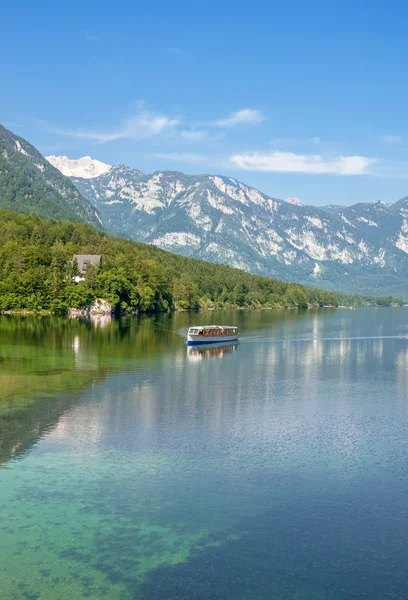 Jezioro Bohinj, Park Narodowy Triglav, Słowenia — Zdjęcie stockowe