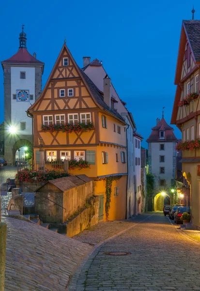 Rothenburg ob der Tauber, Franconia, Baviera, Alemanha Imagens De Bancos De Imagens