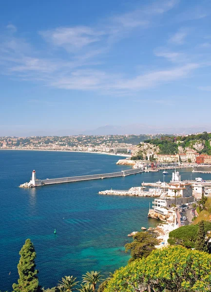 Nizza o Niza en la Riviera francesa, sur de Francia — Foto de Stock