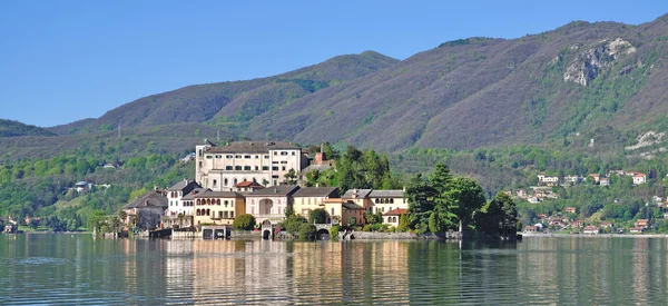 Isola san giulio, Λίμνη Όρτα, ιταλική περιοχή λιμνών, Ιταλία — Φωτογραφία Αρχείου