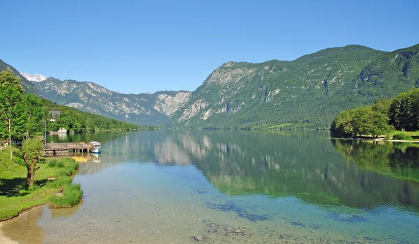 Lake Bohinj,Triglav National Park,Slovenia — Stock Photo, Image