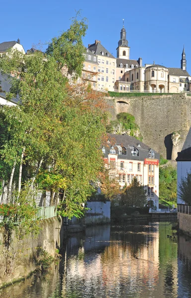 Vue de Luxembourg Grund à Luxembourg Ville — Photo
