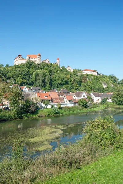 Village de Harburg sur la Route romantique, Bavière, Allemagne — Photo