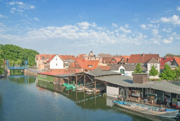 Plau am see, περιοχή της λίμνης mecklenburg, Γερμανία — Φωτογραφία Αρχείου