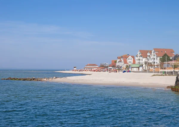 Plaży Laboe, Morze Bałtyckie, Schleswig-Holstein, Niemcy — Zdjęcie stockowe