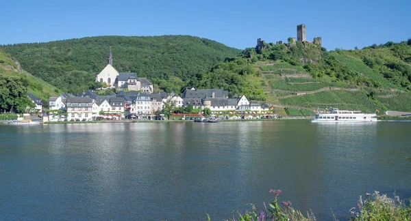 Beilstein, Mosel Nehri, Mosel Vadisi, Almanya — Stok fotoğraf