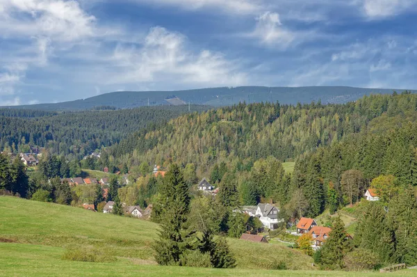 Pueblo Altenau Montaña Harz Alemania —  Fotos de Stock