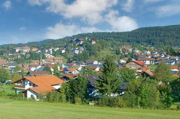 Vesnice Bodenmais Bavorský Les Bavorsko Německo — Stock fotografie