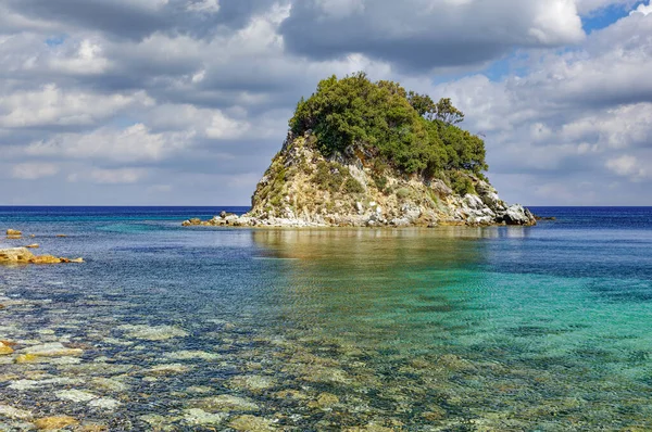 bathing Island from Napoleons Sister Pauline,Island of Elba,Tuscany,mediterranean Sea,Italy