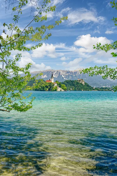 Lake Bled Parque Nacional Triglav Eslovénia — Fotografia de Stock