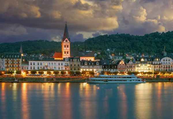 Famous Wine Village Boppard Rhine River Germany — Stock Fotó
