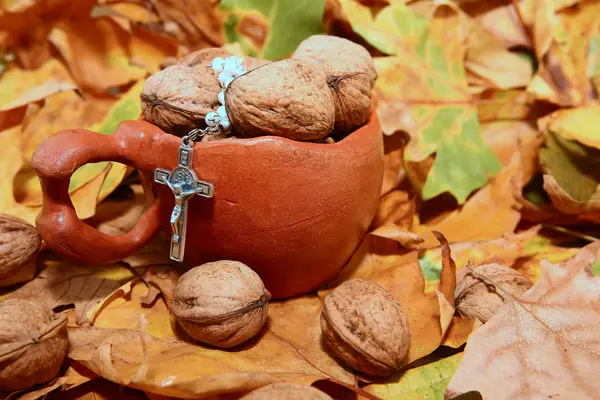Vallási őszi részlet — Stock Fotó