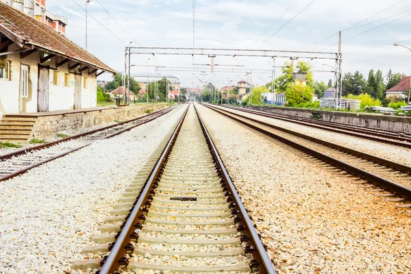 Železniční trať — Stock fotografie