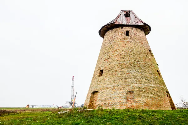 Windmill without wings sails — Stock Photo, Image