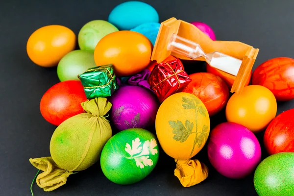 Hourglass for cooking Easter eggs — Stock Photo, Image