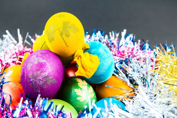 Traditional way of decorating eggs — Stock Photo, Image