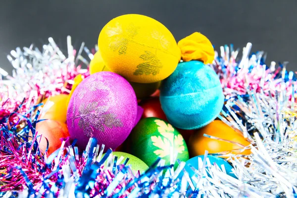 Traditional way of decorating eggs — Stock Photo, Image