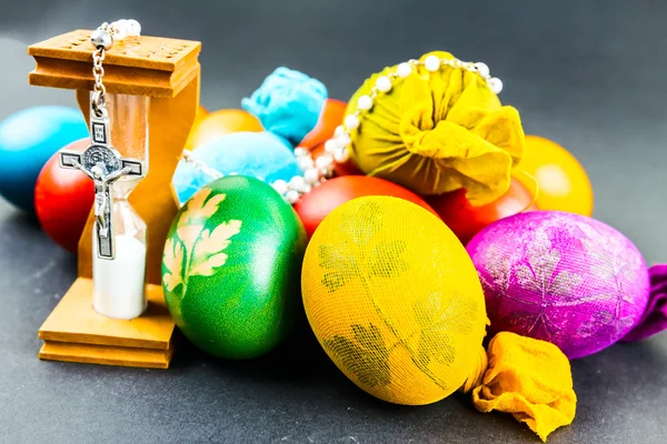 Hourglass for cooking Easter eggs — Stock Photo, Image