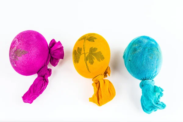 Traditional way of decorating eggs — Stock Photo, Image