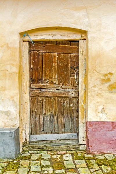 Wooden door of old barn — Stock Photo, Image