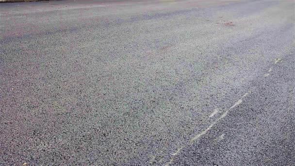 Rouleau à vapeur aplatit l'asphalte 