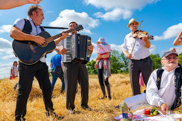 Muzlja Vojvodina Servië Juli 2021 Xxxviii Traditioneel Tarweoogst — Stockfoto