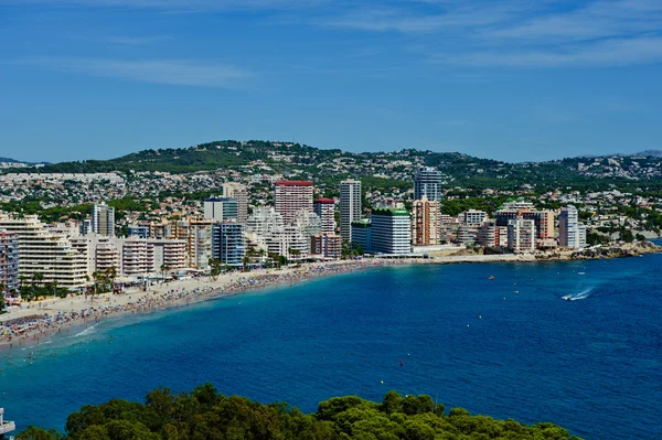 Flygfoto över calpe — Stockfoto