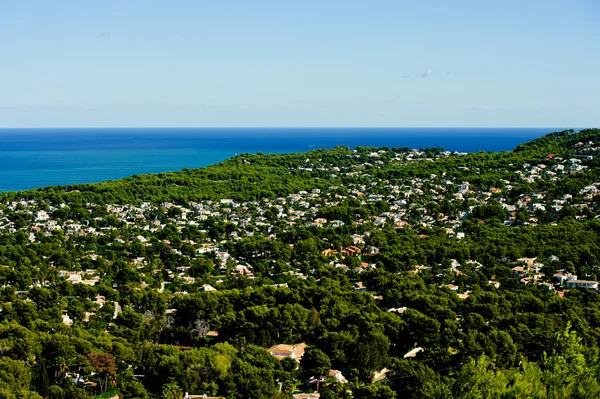 View of the coast of Javea — Stock Photo, Image