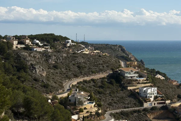 Vakantiehuizen in javea — Stockfoto