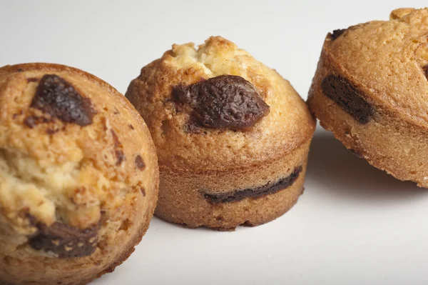 Muffin with chocolate — Stock Photo, Image