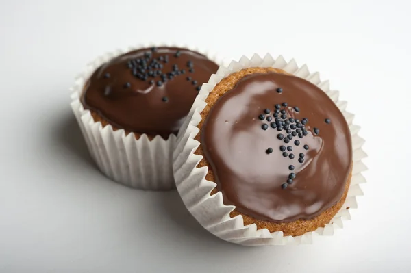 Muffin con cioccolato — Foto Stock