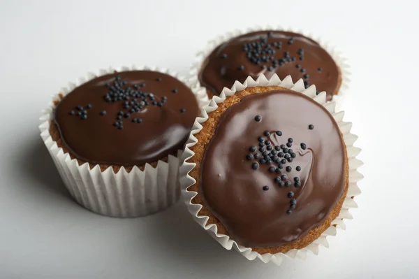 Muffin con cioccolato — Foto Stock