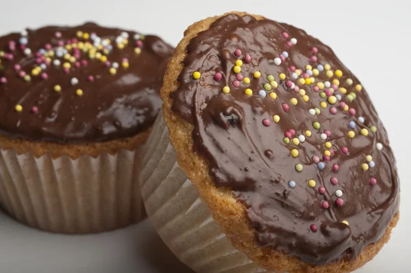 Muffin con cioccolato — Foto Stock