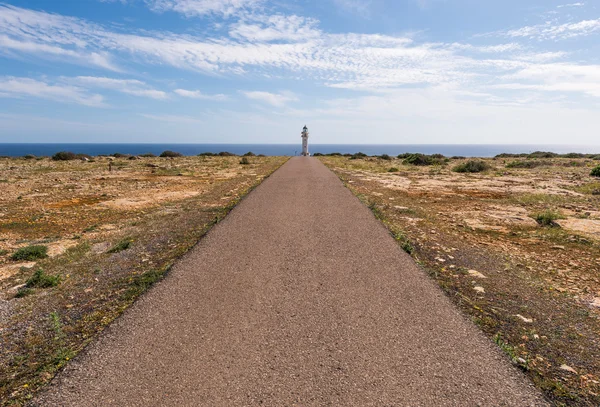 Formentera La Mola lighthouse mediterranean Sea — Stock Photo, Image
