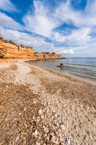 Sa caleta plaży w ibiza — Zdjęcie stockowe